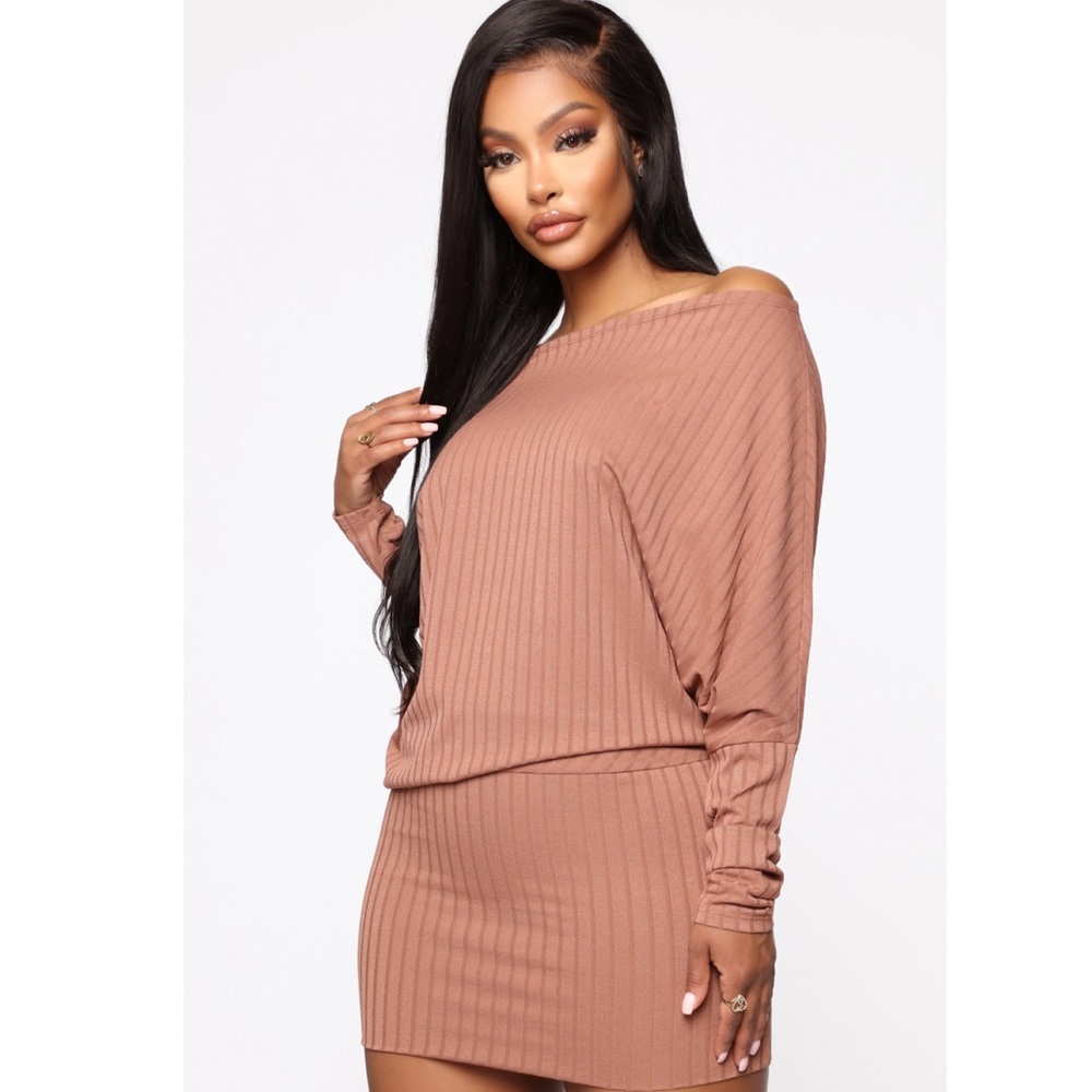 NWT Fashion Nova Come and Chill Wine Mini Dress Sz S
